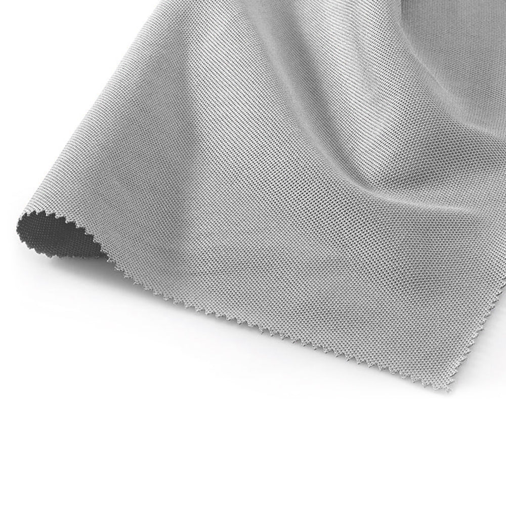 (10 pieces) Microfiber cloth Glass cloth - gray - 50 x 70 cm