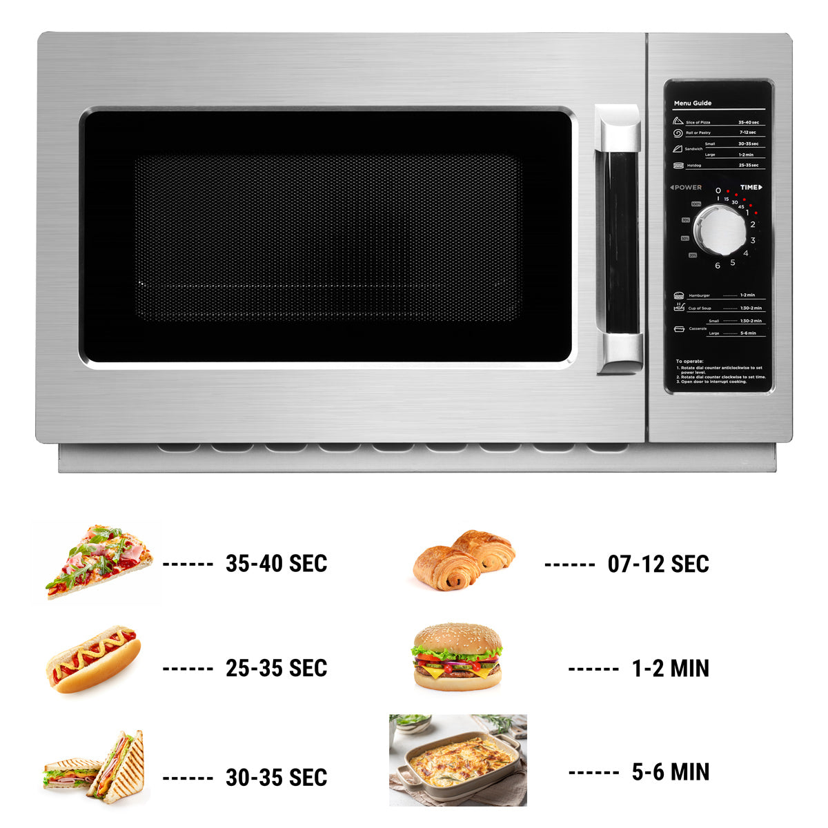 Microwave oven - 34 liters - 1000 watts