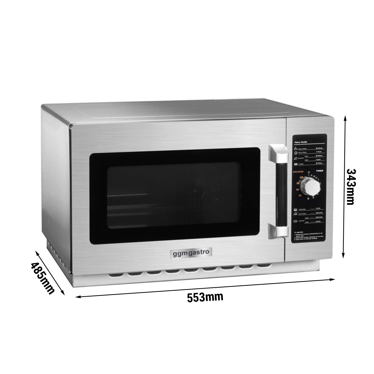 Microwave oven - 34 liters - 1000 watts