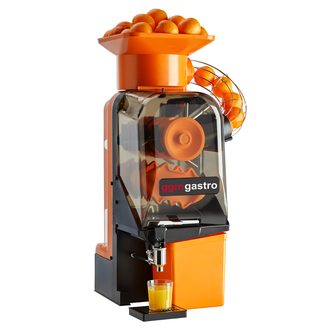 Електрическа изстисквачка за оранжево - оранжево - автоматично подаване - вкл. Регулируем кран за източване
