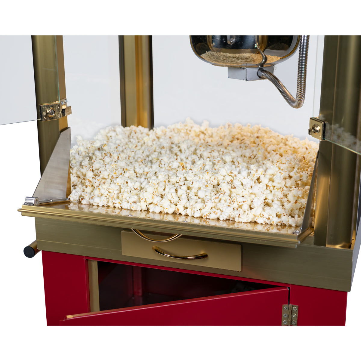 Popcorn machine, capacity 250g, including popcorn container and lighting