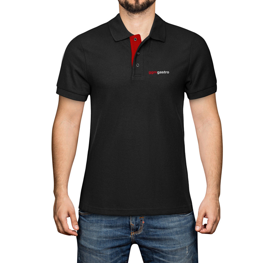 Polo shirt - black - size: S