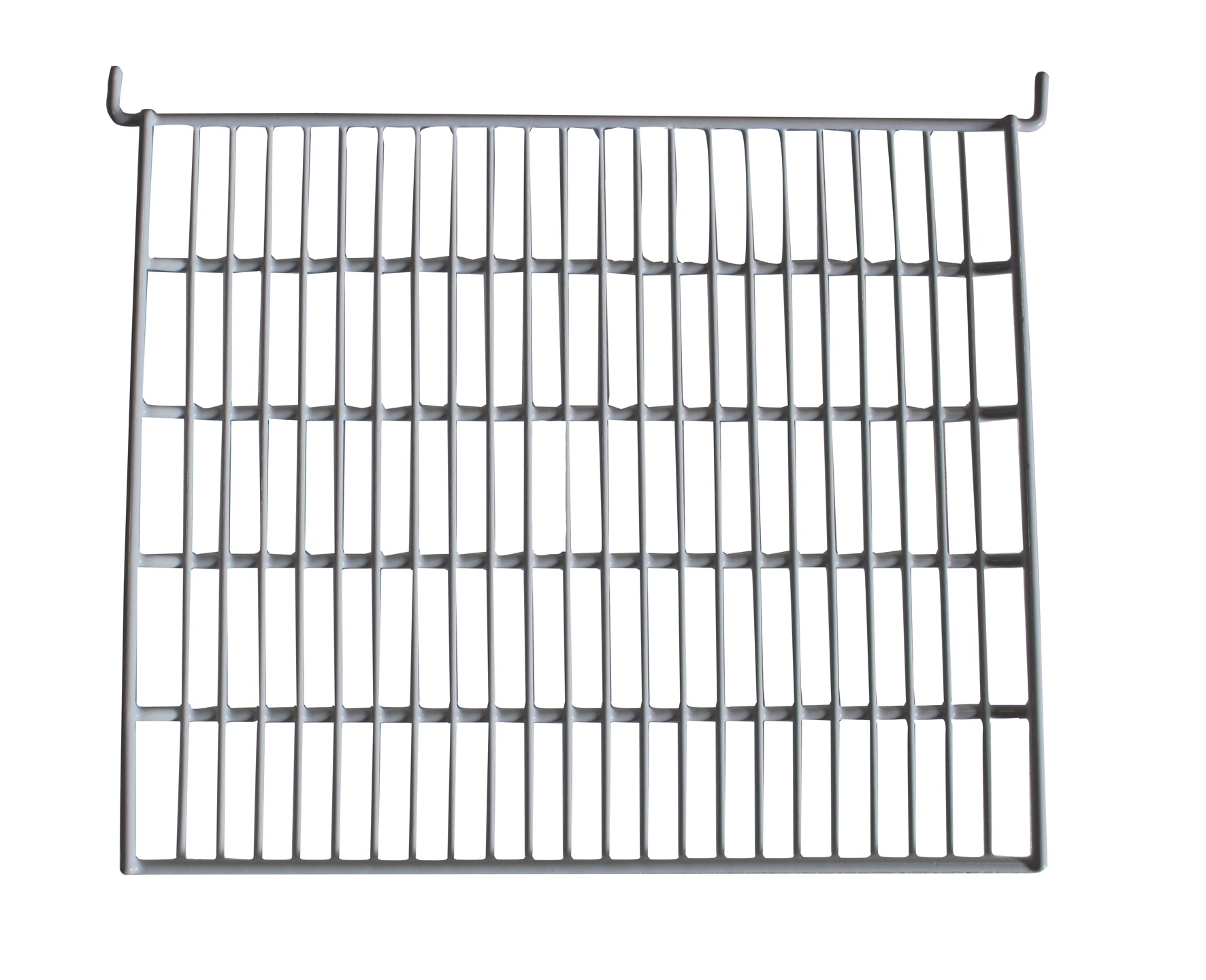 Plasticized support grid for panoramic showcase - silver