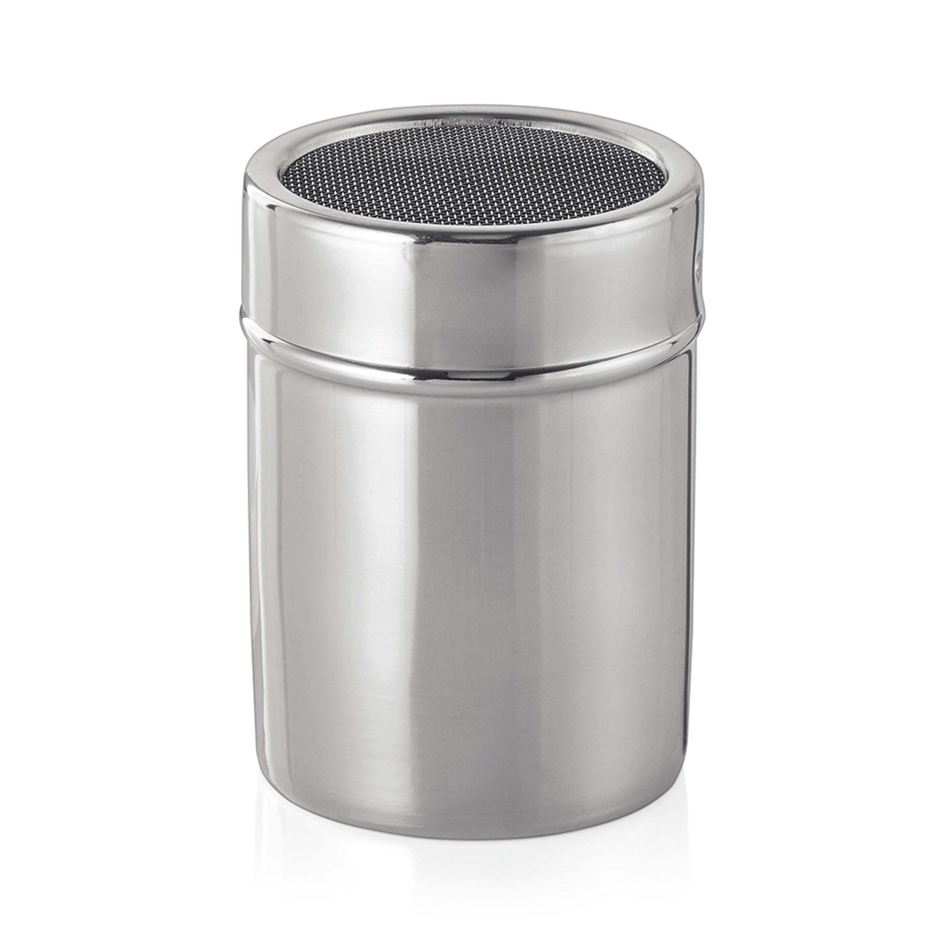 Icing / cocoa shaker made of stainless steel