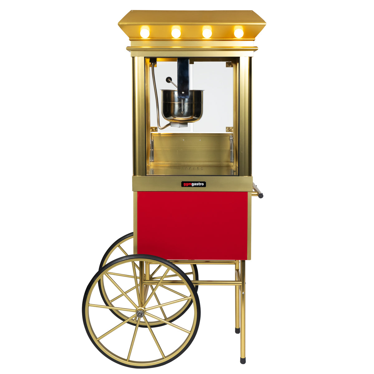 Popcorn machine, capacity 250g, including popcorn container and lighting