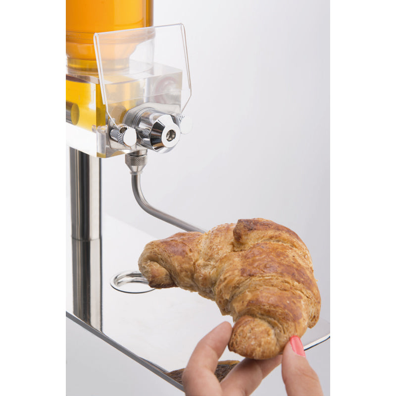 Spray nozzle for jam and honey dispenser