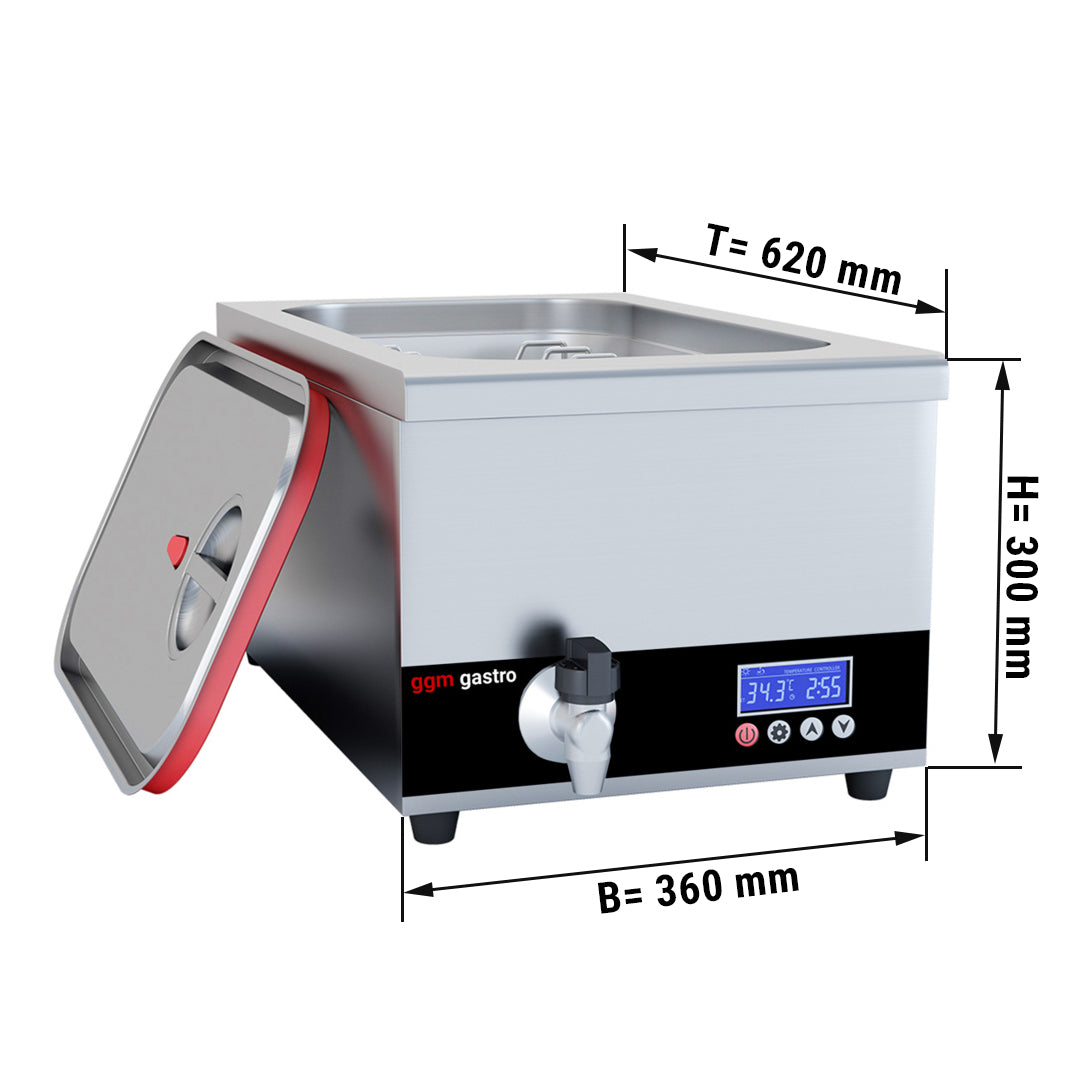 Sous-vide cooking device - 24 liters | Sous-Vide | Water bath | Garer | Softcooker