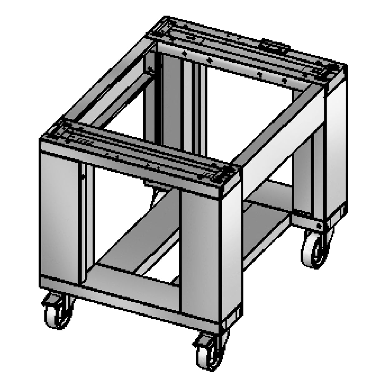 Stainless steel lower rack (conveyor oven)