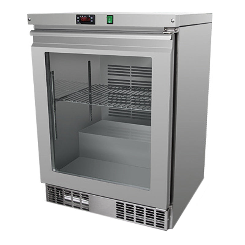 Built-in freezer 110 liters - with glass door