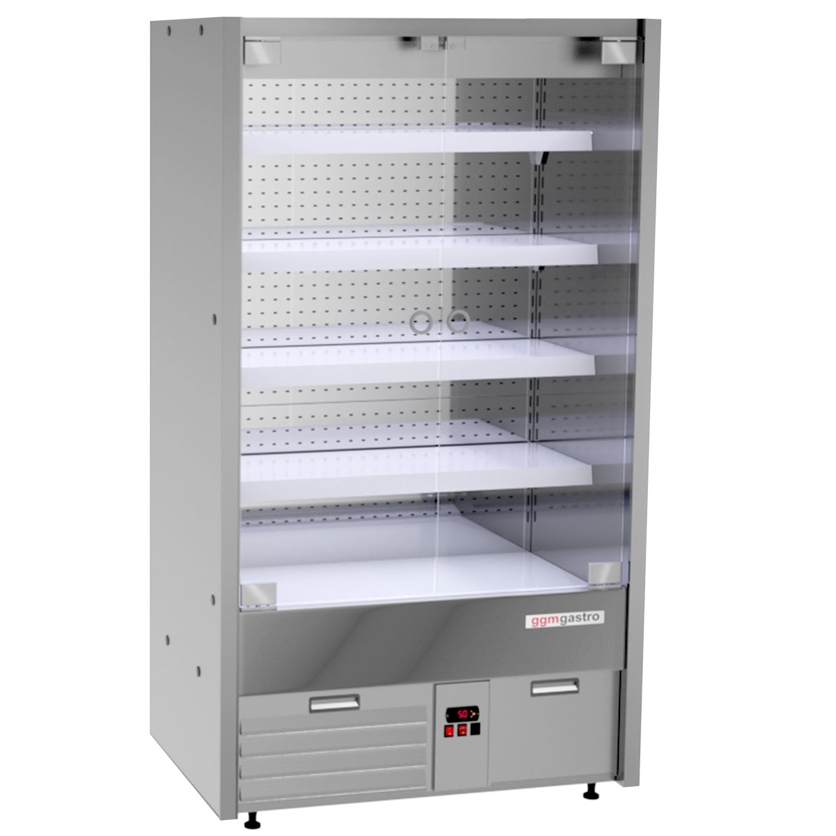 Wall cooling rack - 1.1 x 0.7 m - with 4 shelves